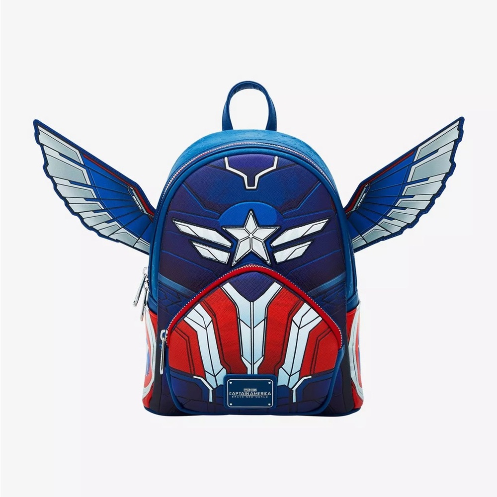 Loungefly Marvel Captain America: Brave New World Cosplay Mini Backpack